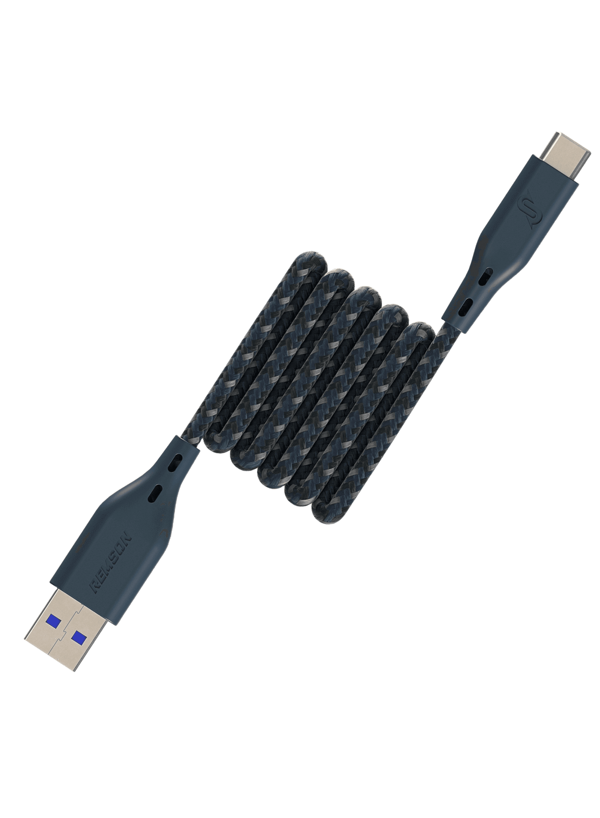 REMSON RAPID-LINK A TO C BRAIDED CABLE 1.2M - BLUE