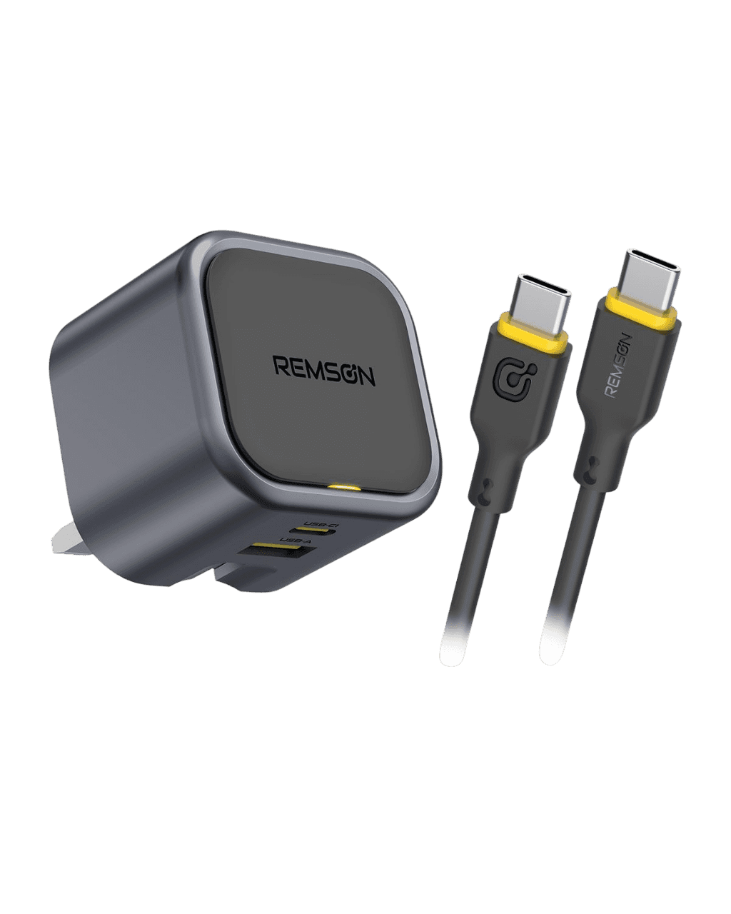REMSON NEOPOWER 35W MINI GAN CHARGER & USB-C CABLE