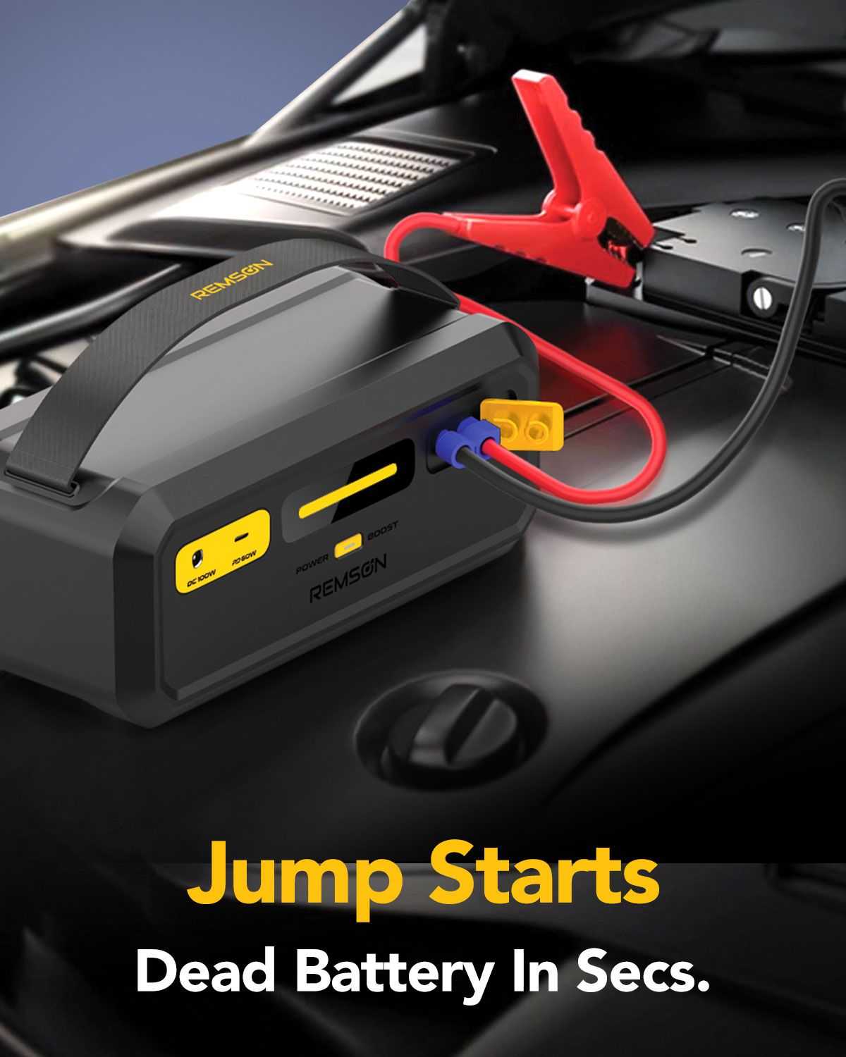 REBOOST MATE 1000A SUPER CAPACITOR JUMP STARTER