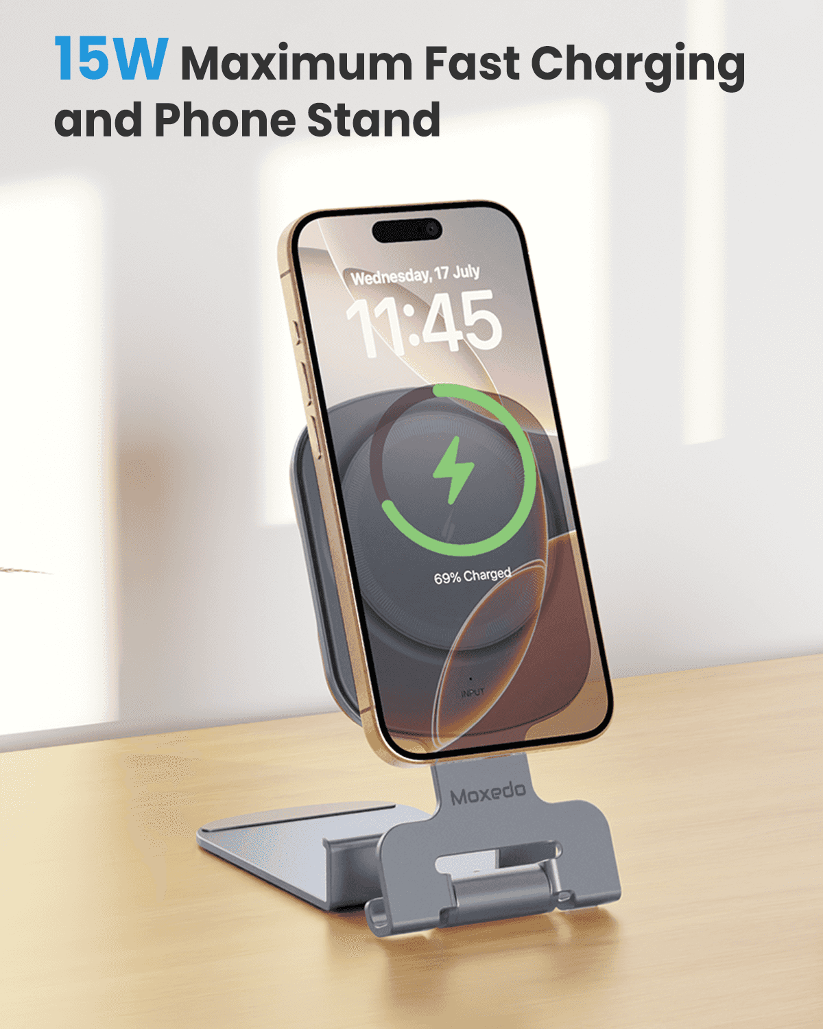 3 in 1 Desktop Charger 15W