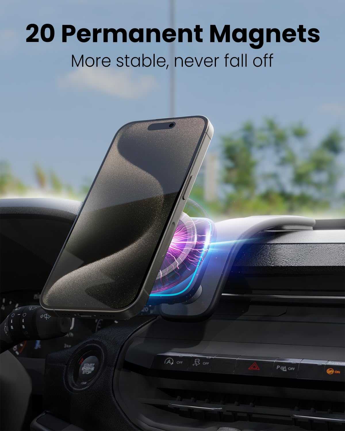 Flexi-Grip Magnetic Phone Holder 15W