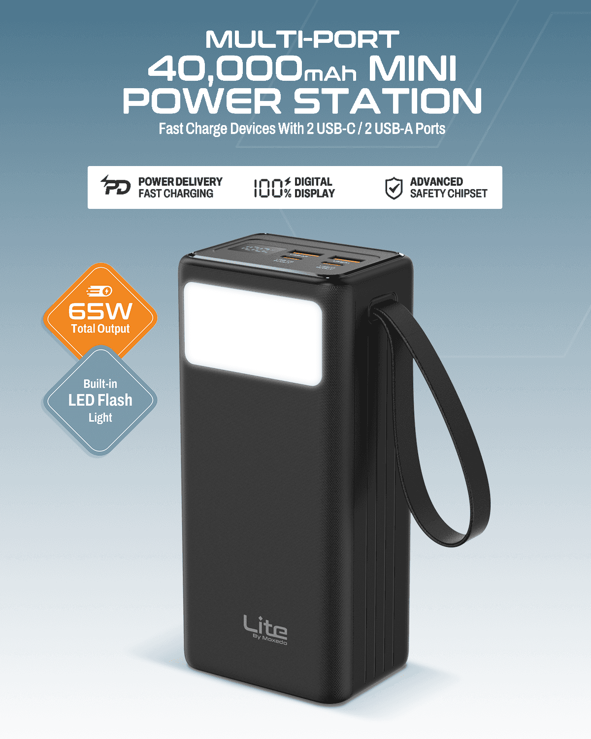 Multi-Port 40,000 mAh