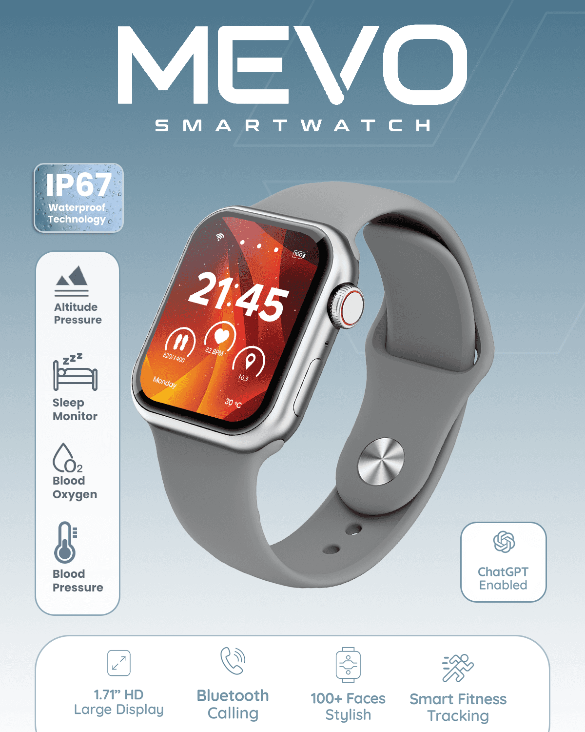 Mevo Smart Watch