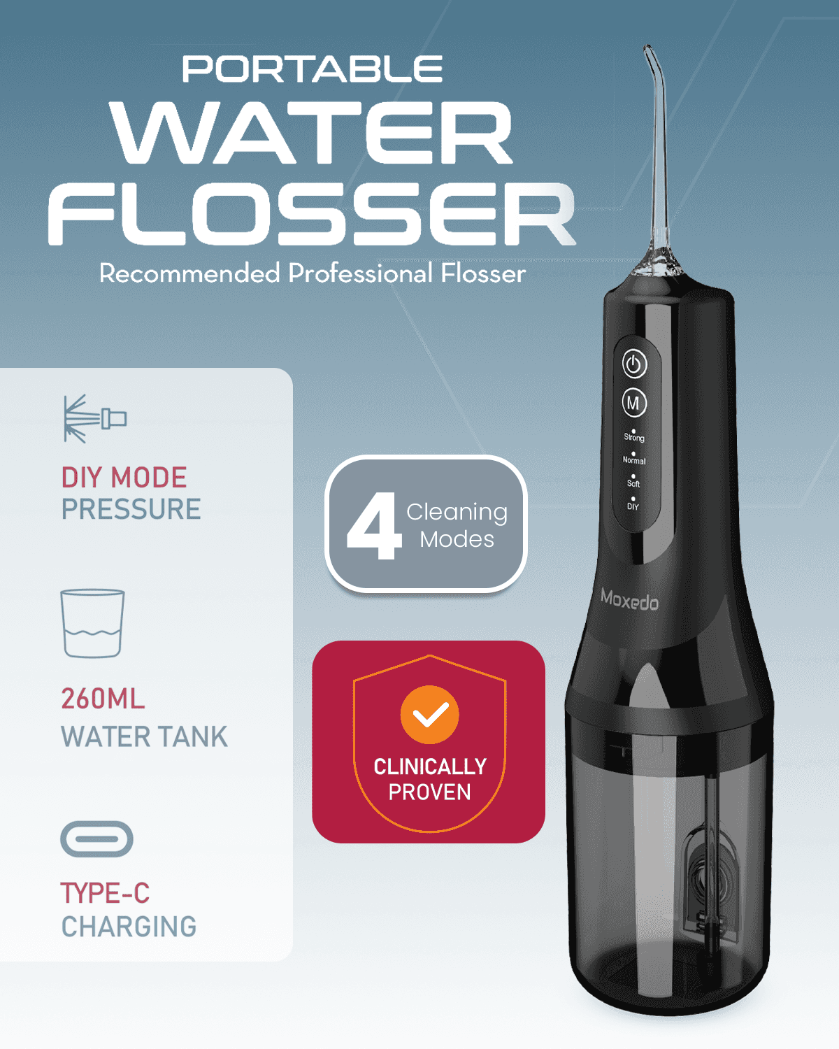 Water Flosser for Teeth Cleaning