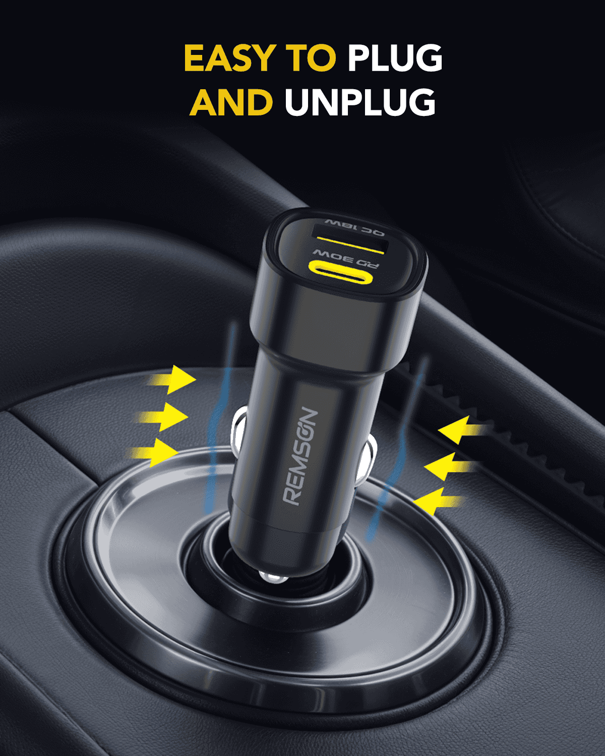 48W NEOPOWER POWER DELIVERY CAR CHARGER WITH TYPE-C CABLE