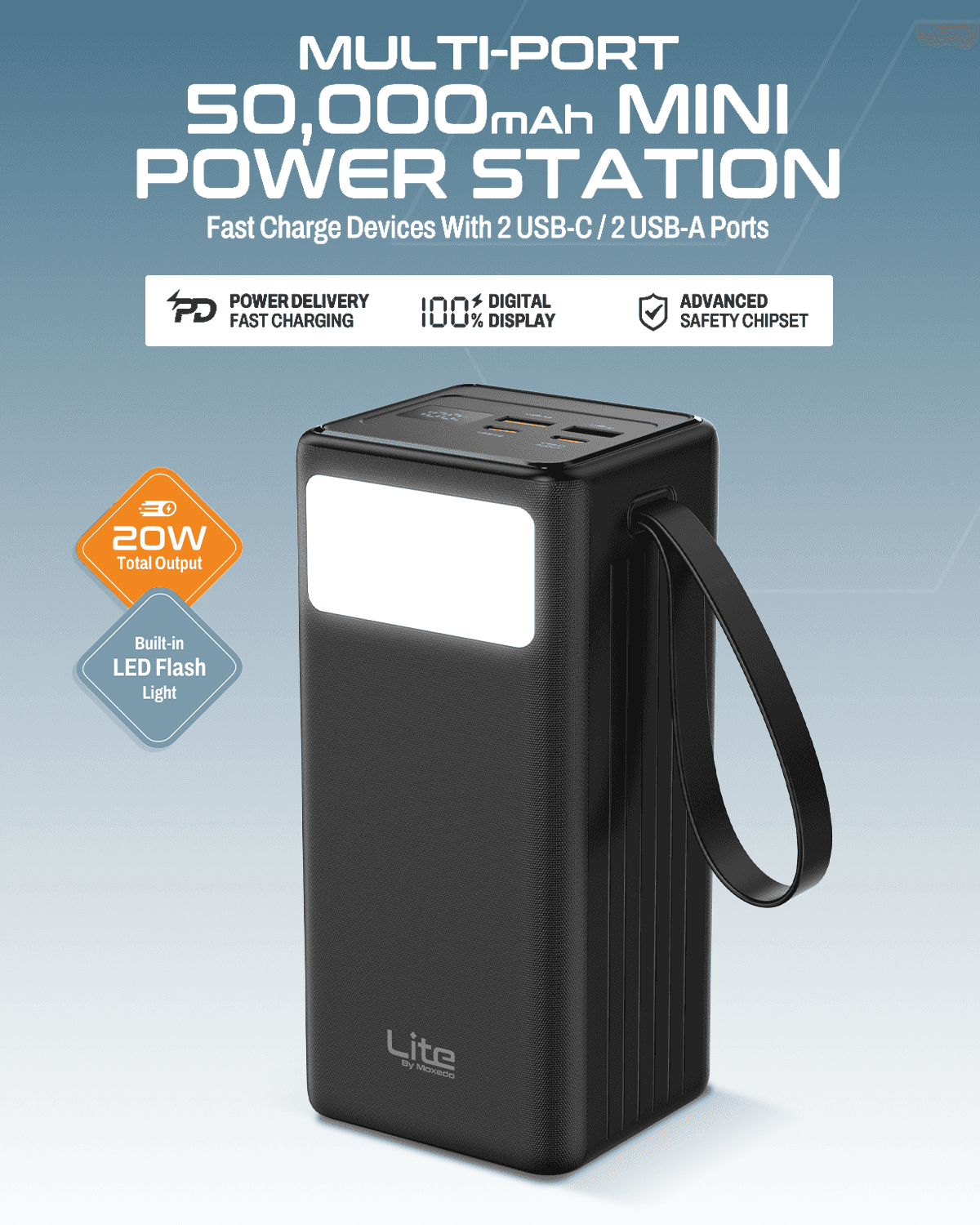 Multi-Port 50,000 mAh