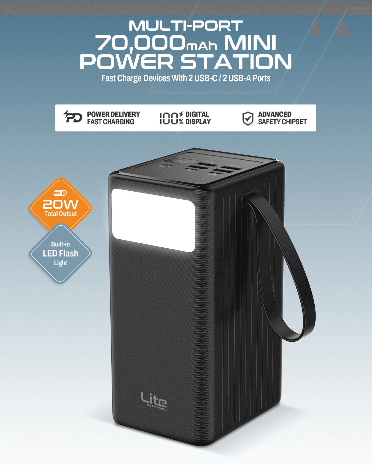 Multi-Port 70,000 mAh