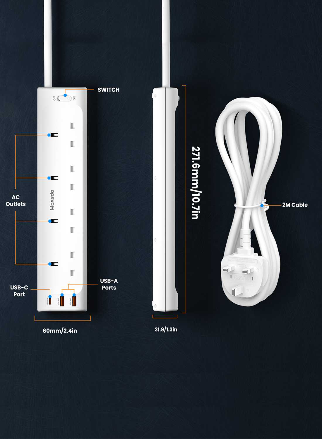 20W Power Strip