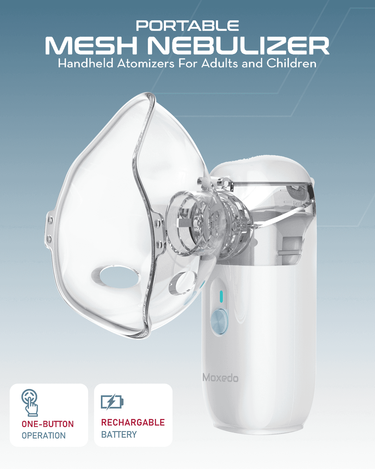 Mini Mesh Nebulizer for Cough