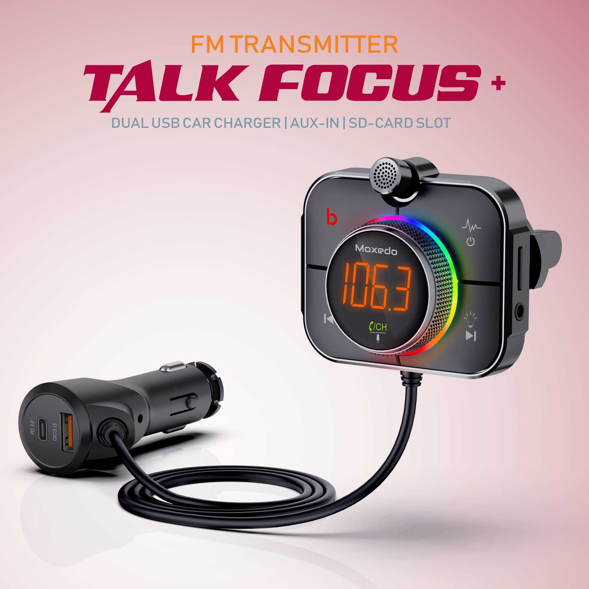 Car FM Transmitter Wireless Bluetooth