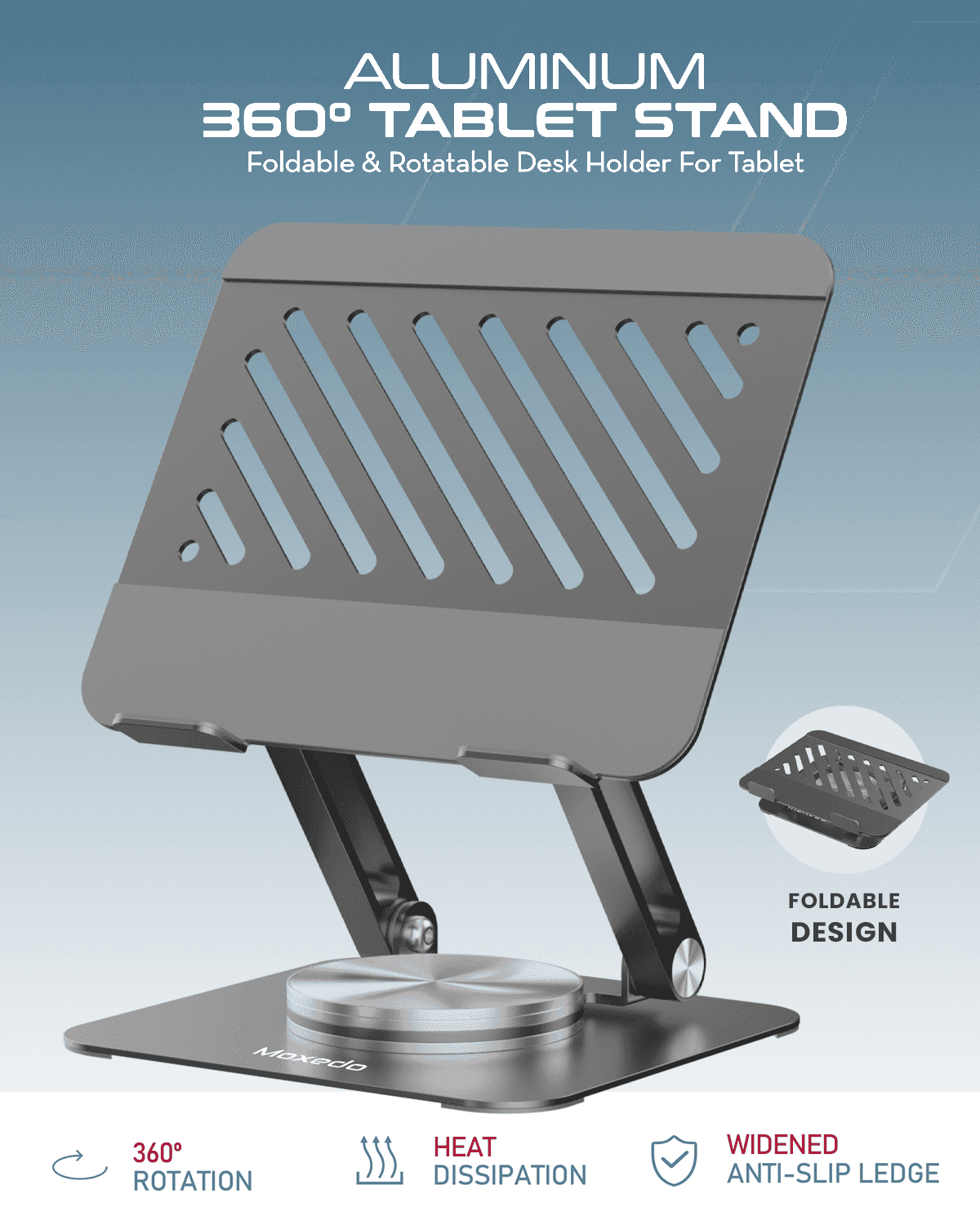 Aluminium 360° Rotatable Stand