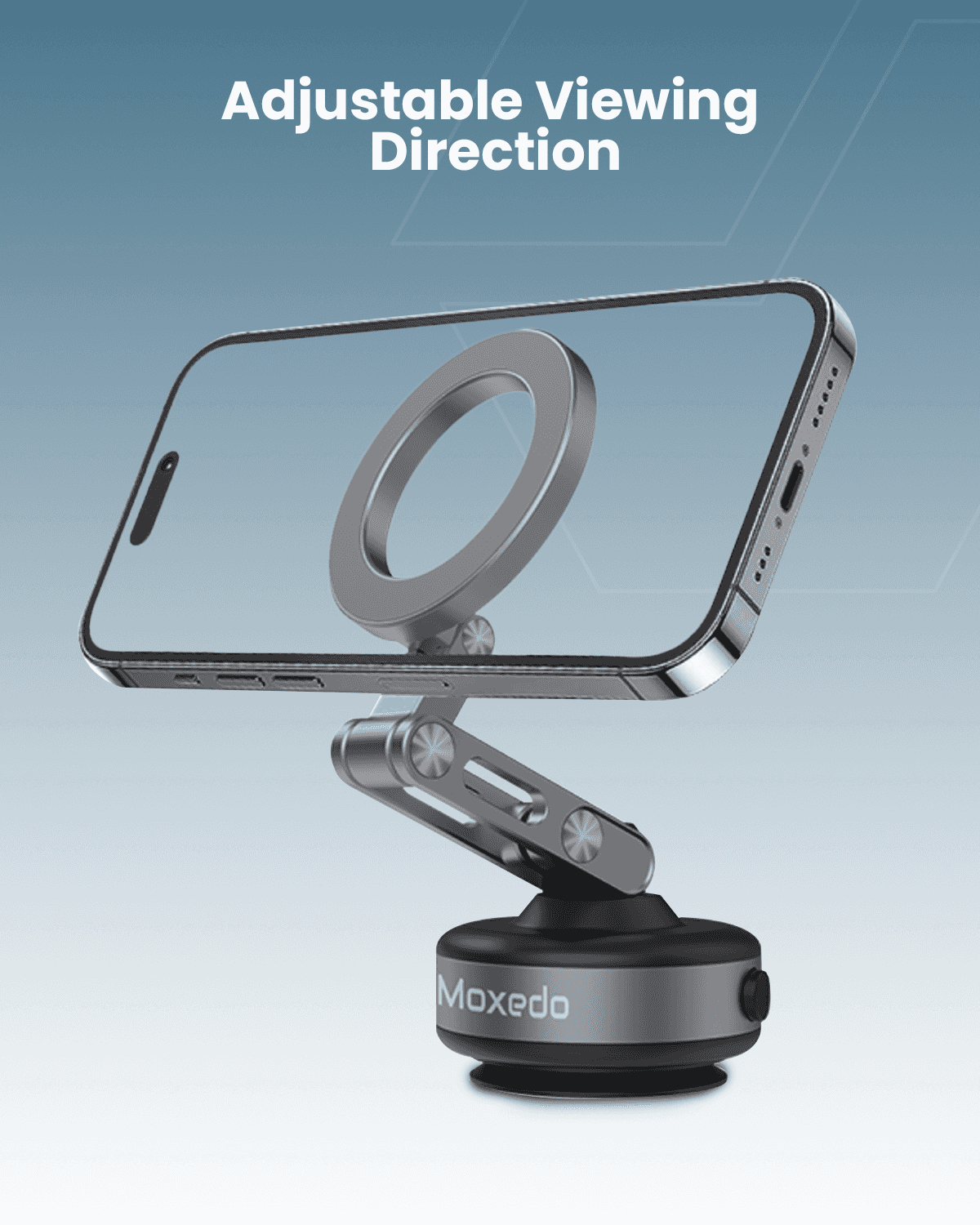 360° Rotating Vacuum Suction Magnetic Phone Holder