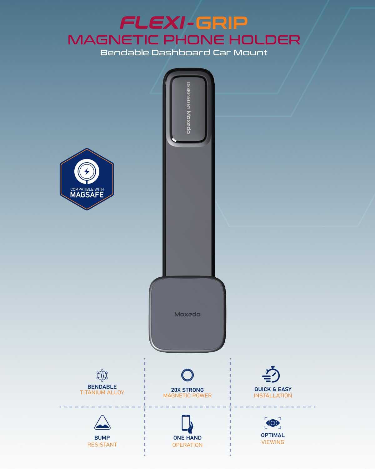 Flexi-Grip Magnetic Phone Holder