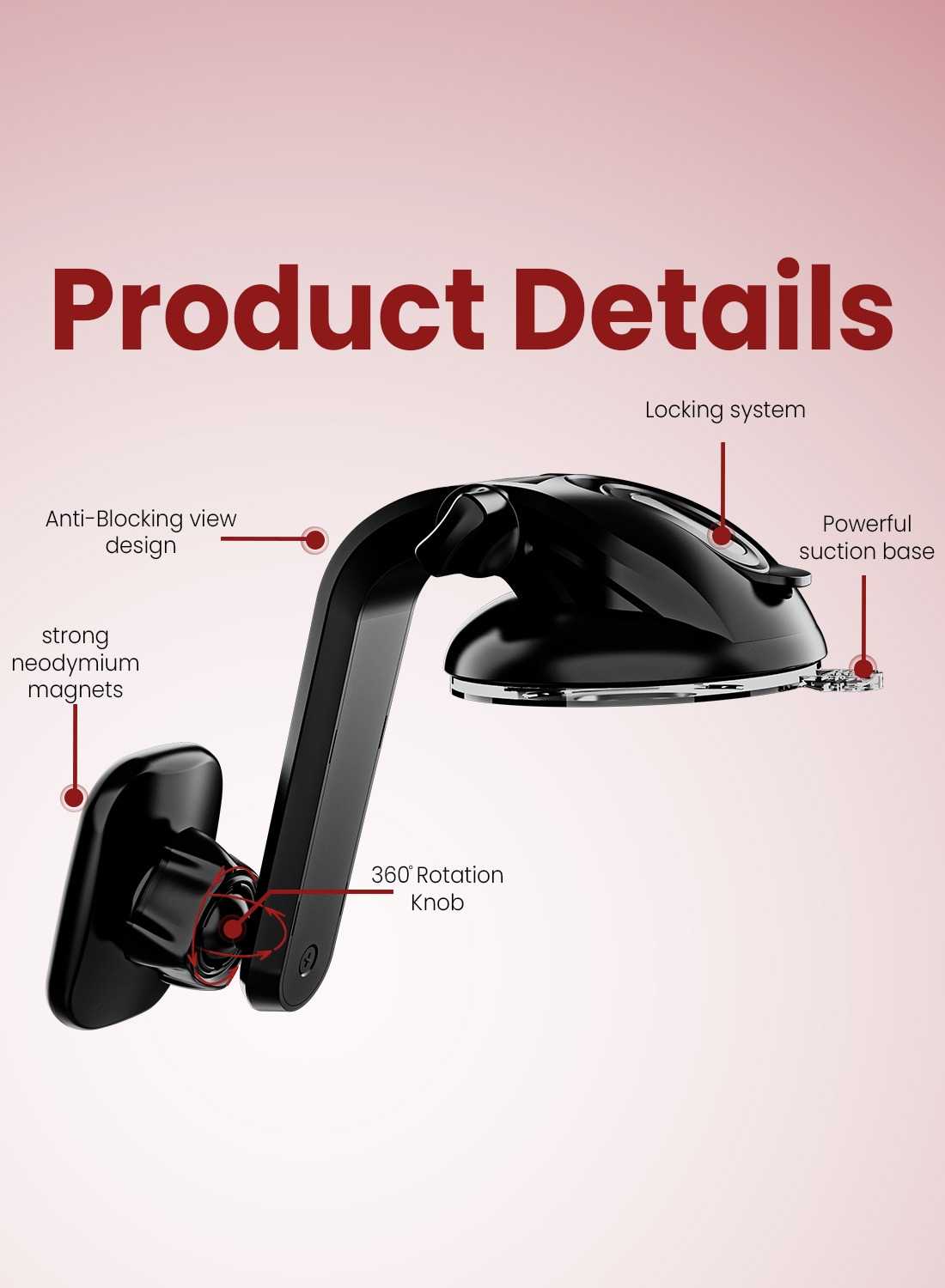 Magnetic Car Phone Holder