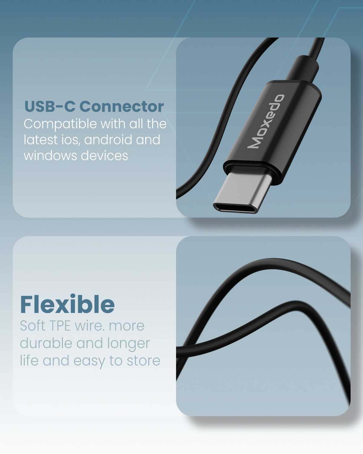 Wired Stereo Earphone USB Type-C