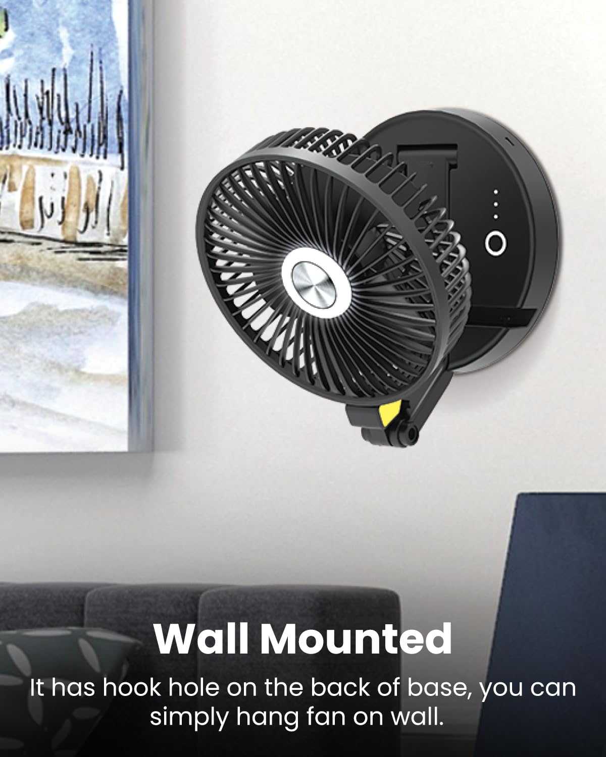 WALL MOUNT OSCILLATING FAN