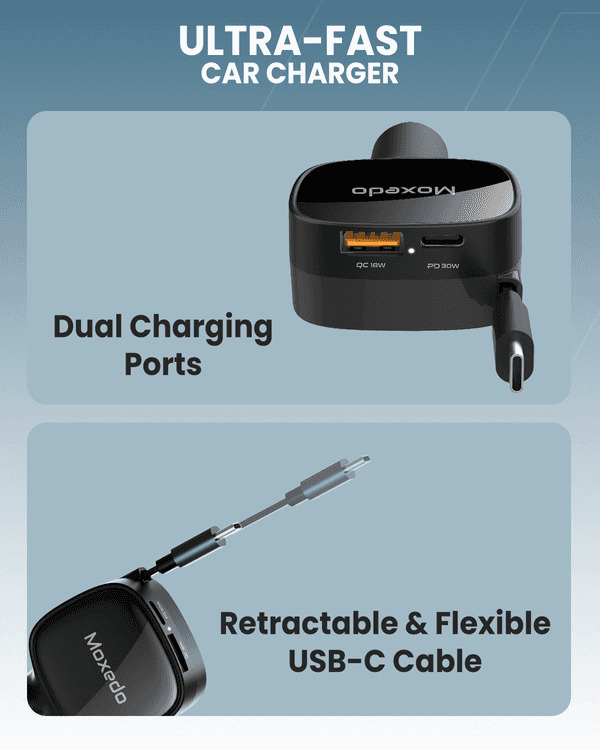 84W Ultra-Fast Car Charger