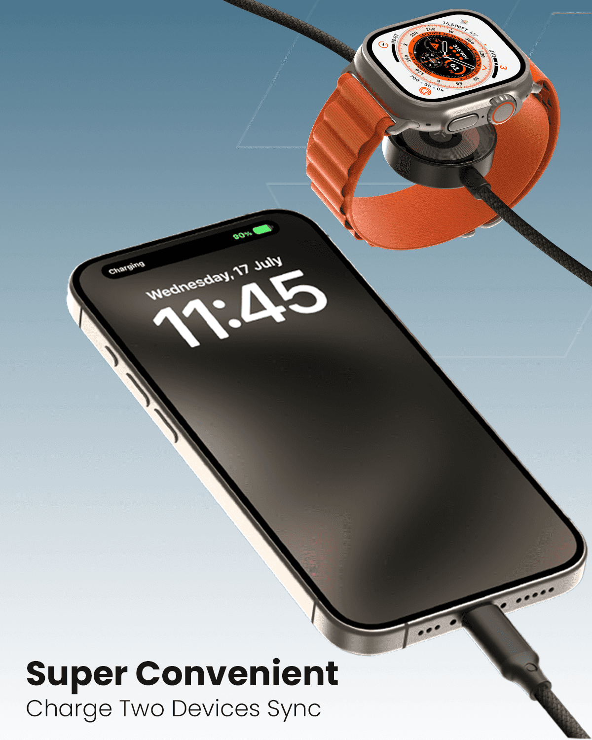 2 IN 1 Charging Cable