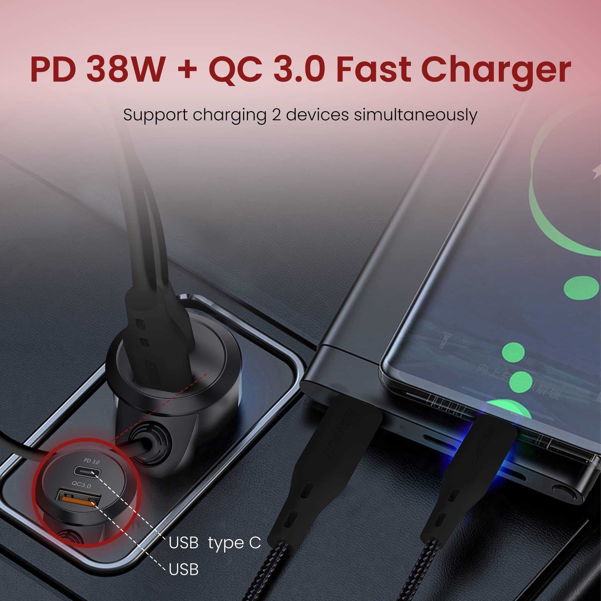 Car FM Transmitter Wireless Bluetooth