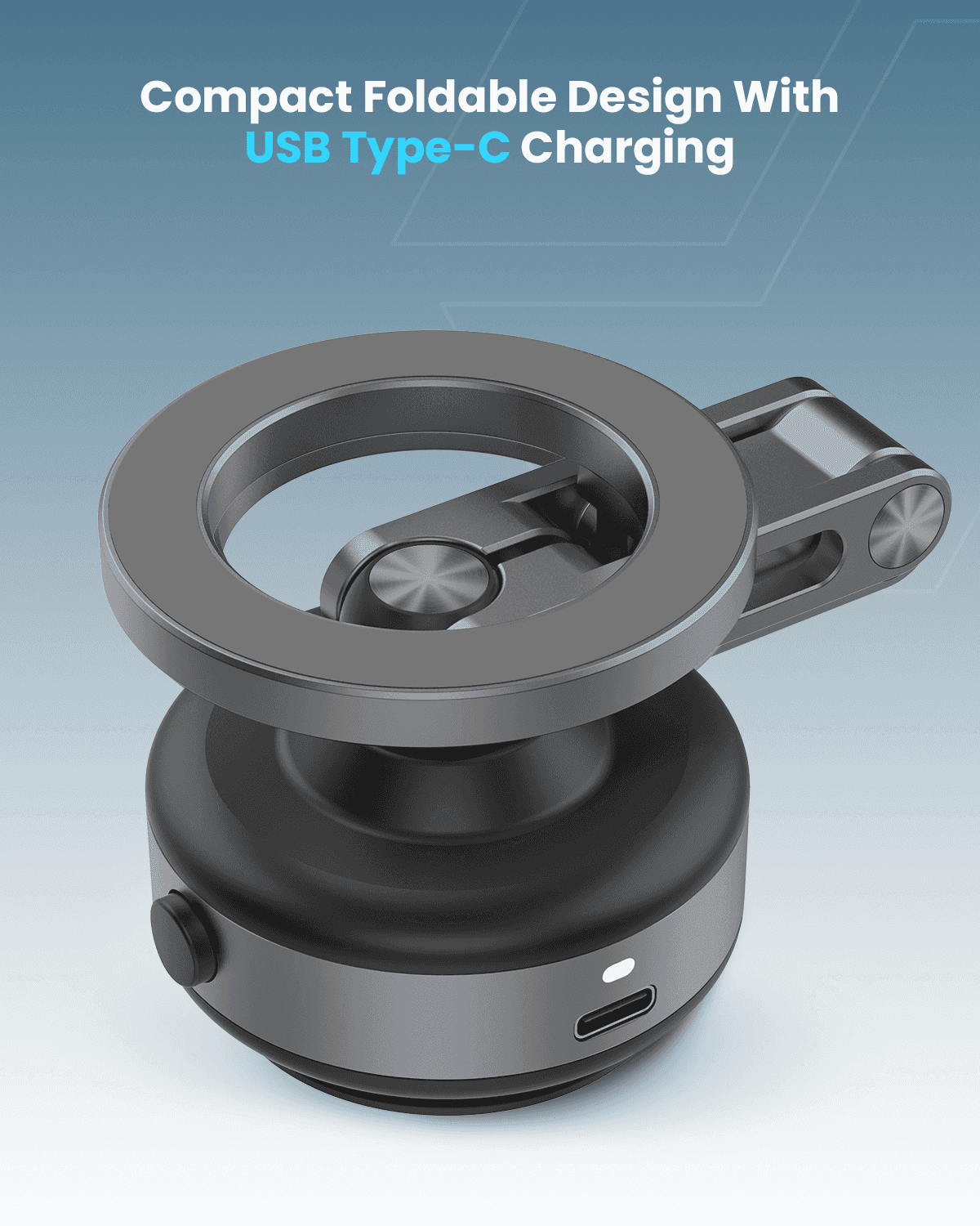 360° Rotating Vacuum Suction Magnetic Phone Holder