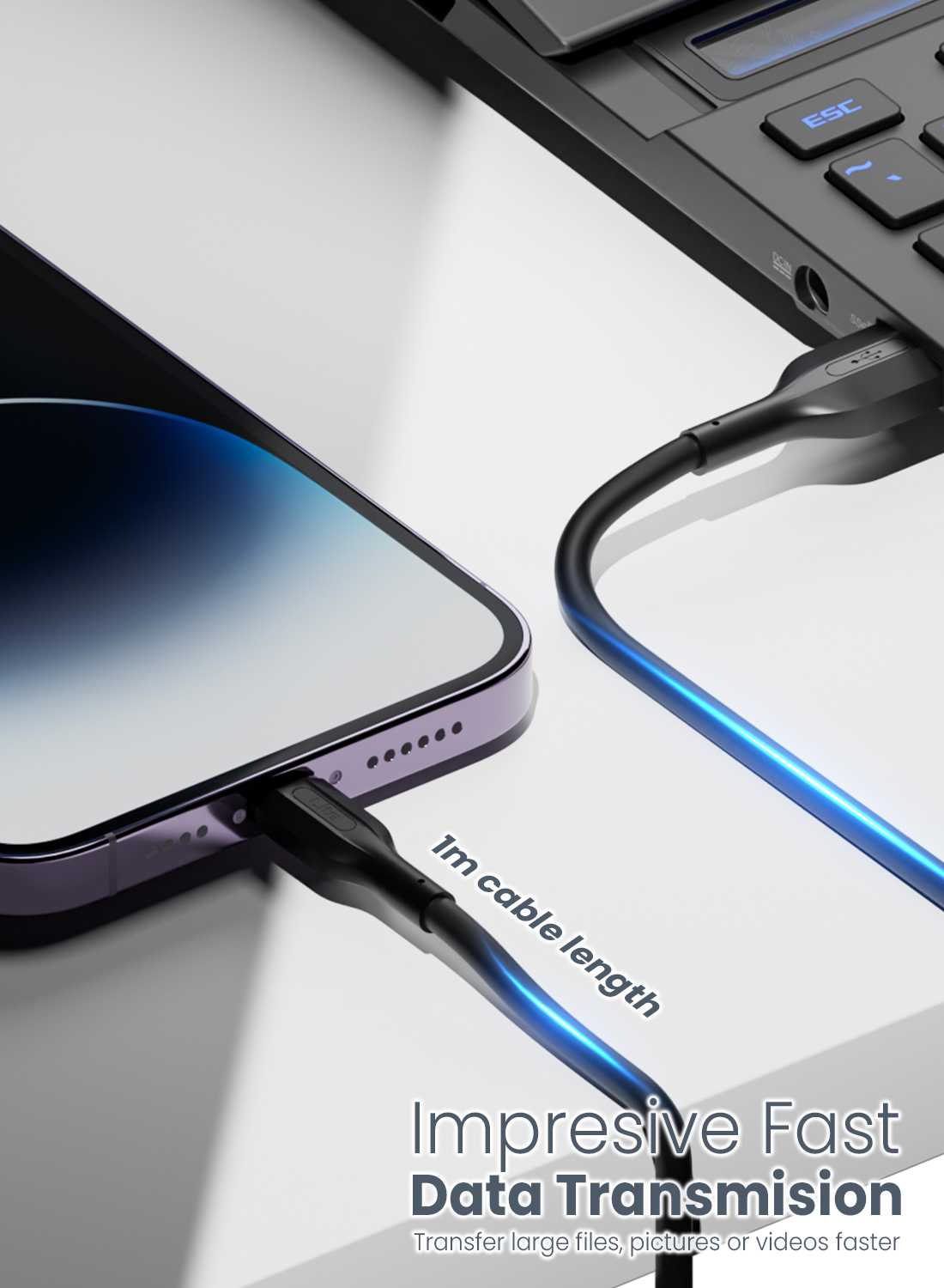 USB-A To Lightning Cable