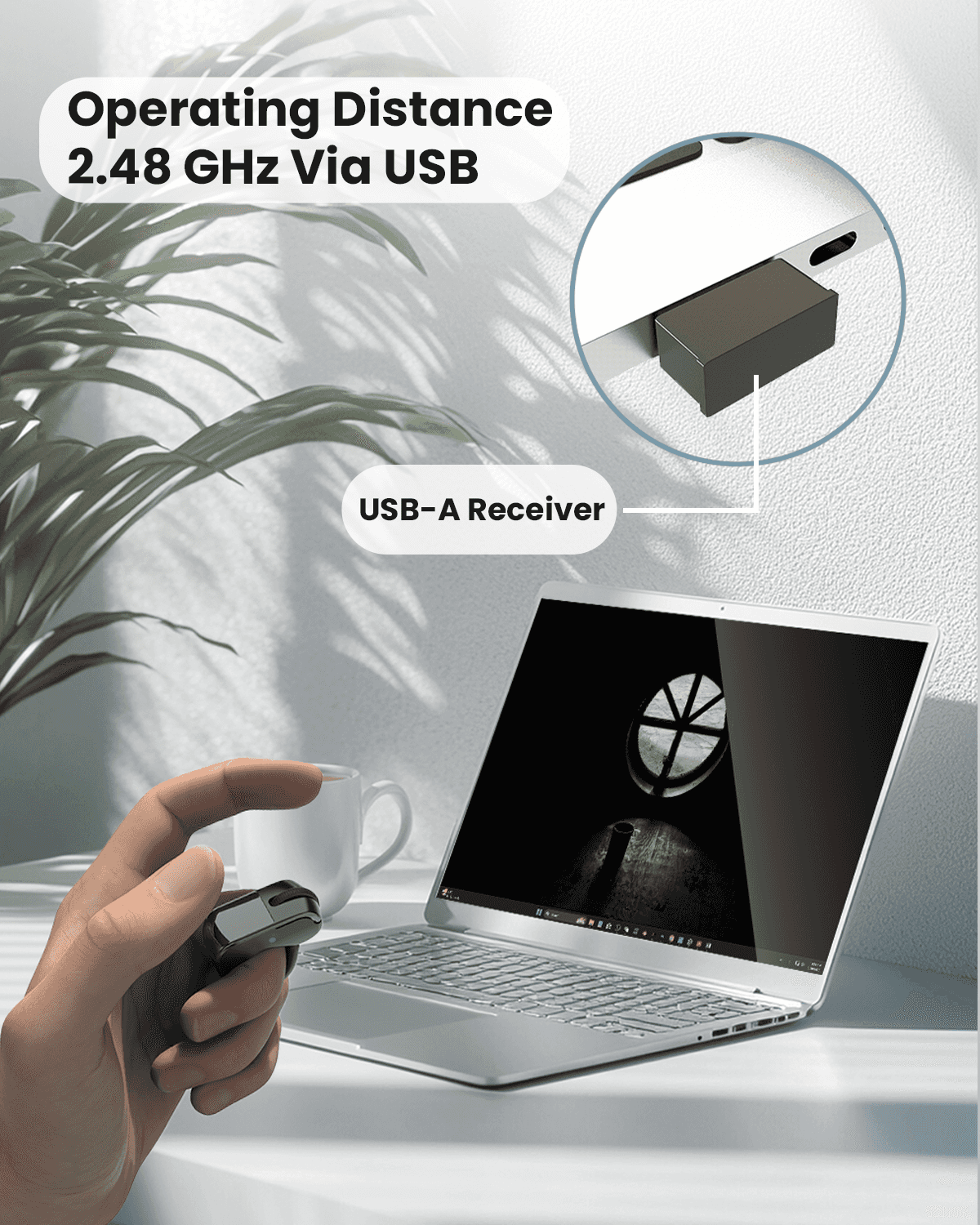 Finger Ring Mouse For PC, Laptop, Tablet, Mobile