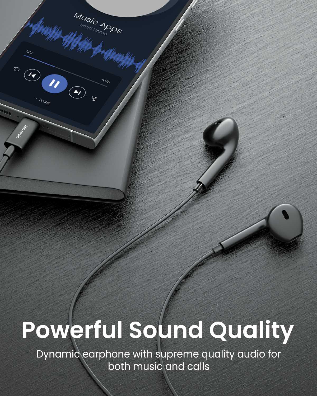 Mono Stereo Earphone USB Type-C