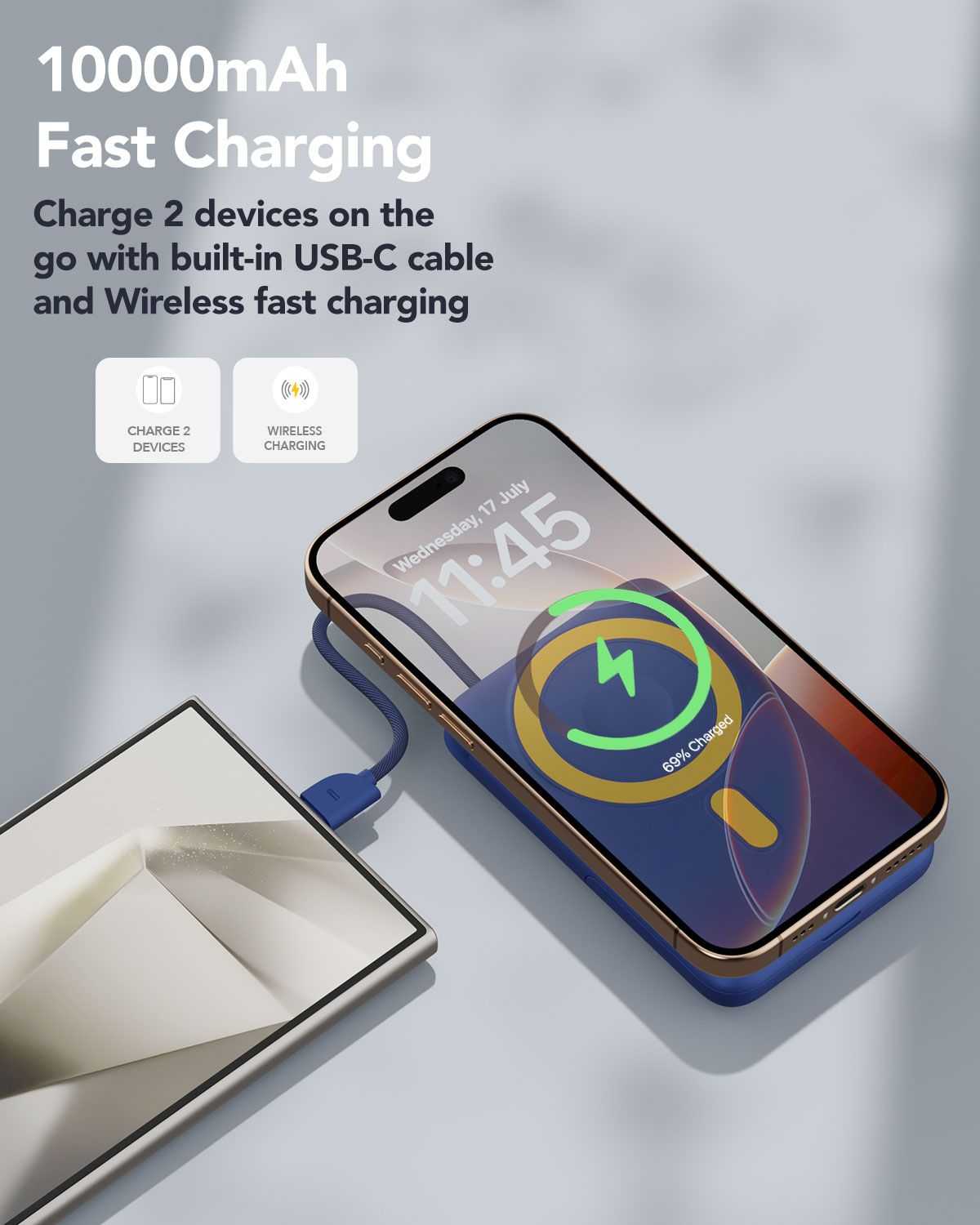 Revo Charge+ 10000mAh Magnetic Wireless Power Bank