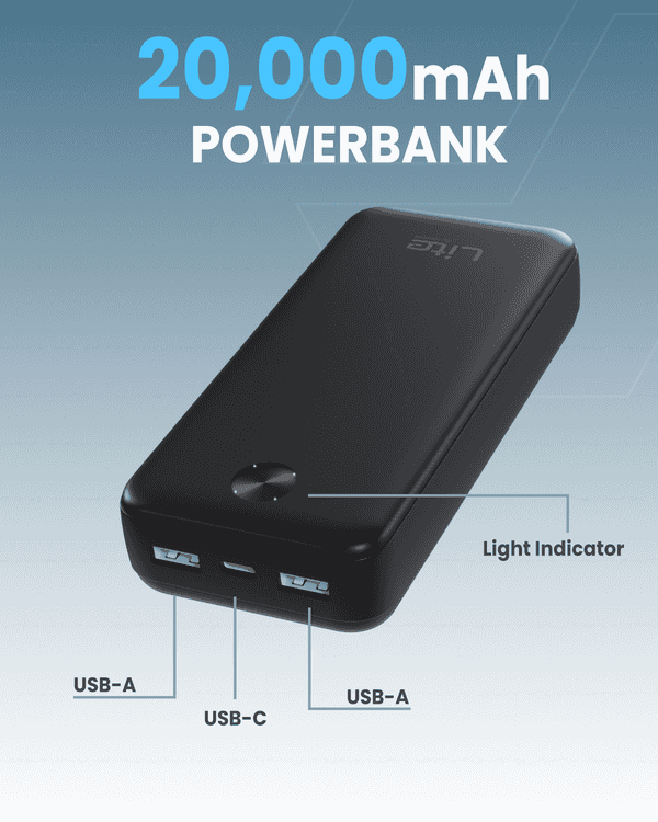 Lite 20,000 mAh Power Bank