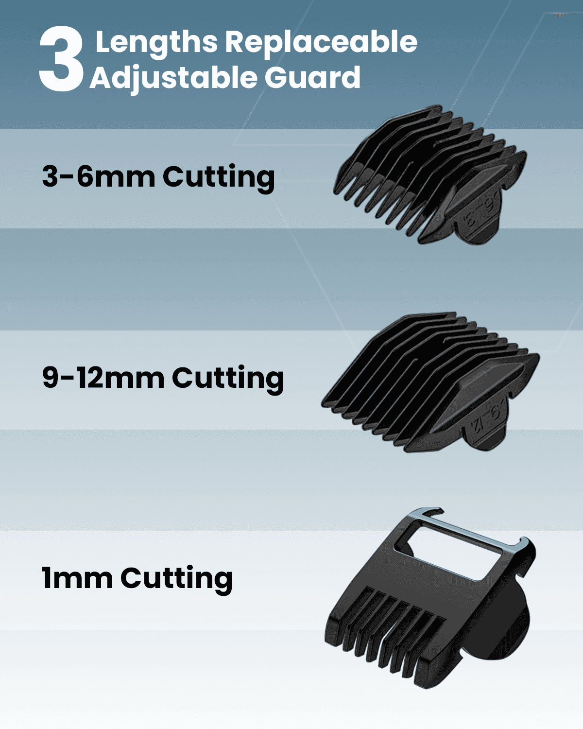Cordless Hair Trimmer Rechargeable Body Hair Clippers
