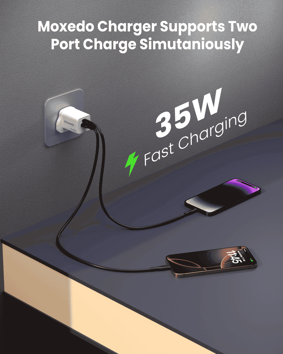 Volton Pro PD GaN Charger 35WVolton Pro PD GaN Charger 35W