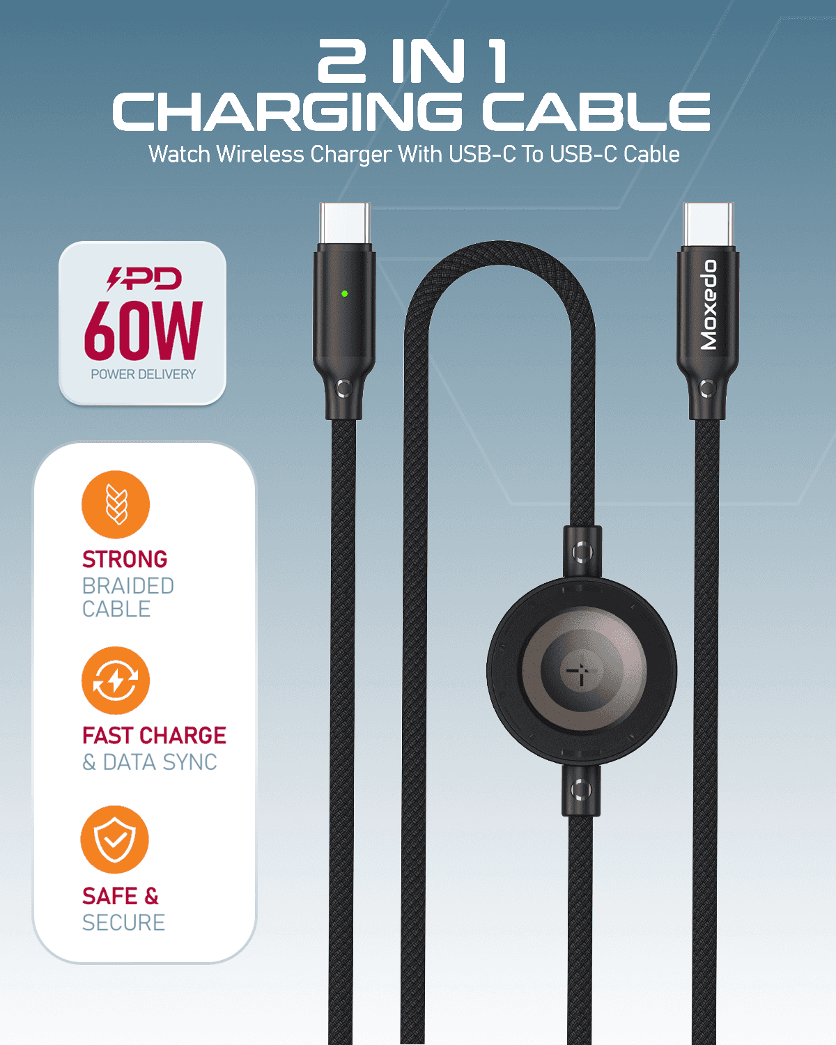2 IN 1 Charging Cable