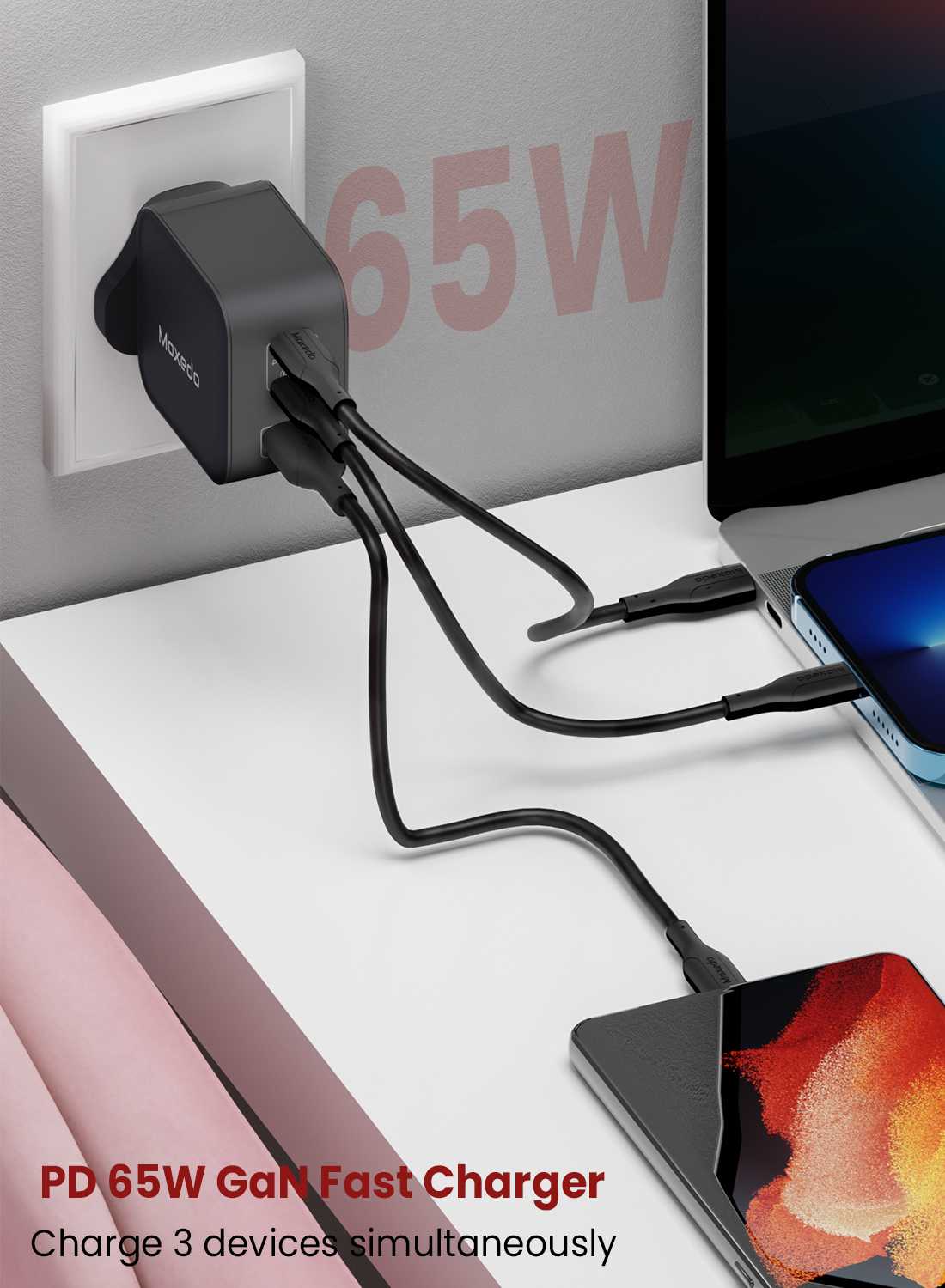 65W PD 3.0 GaN Charger