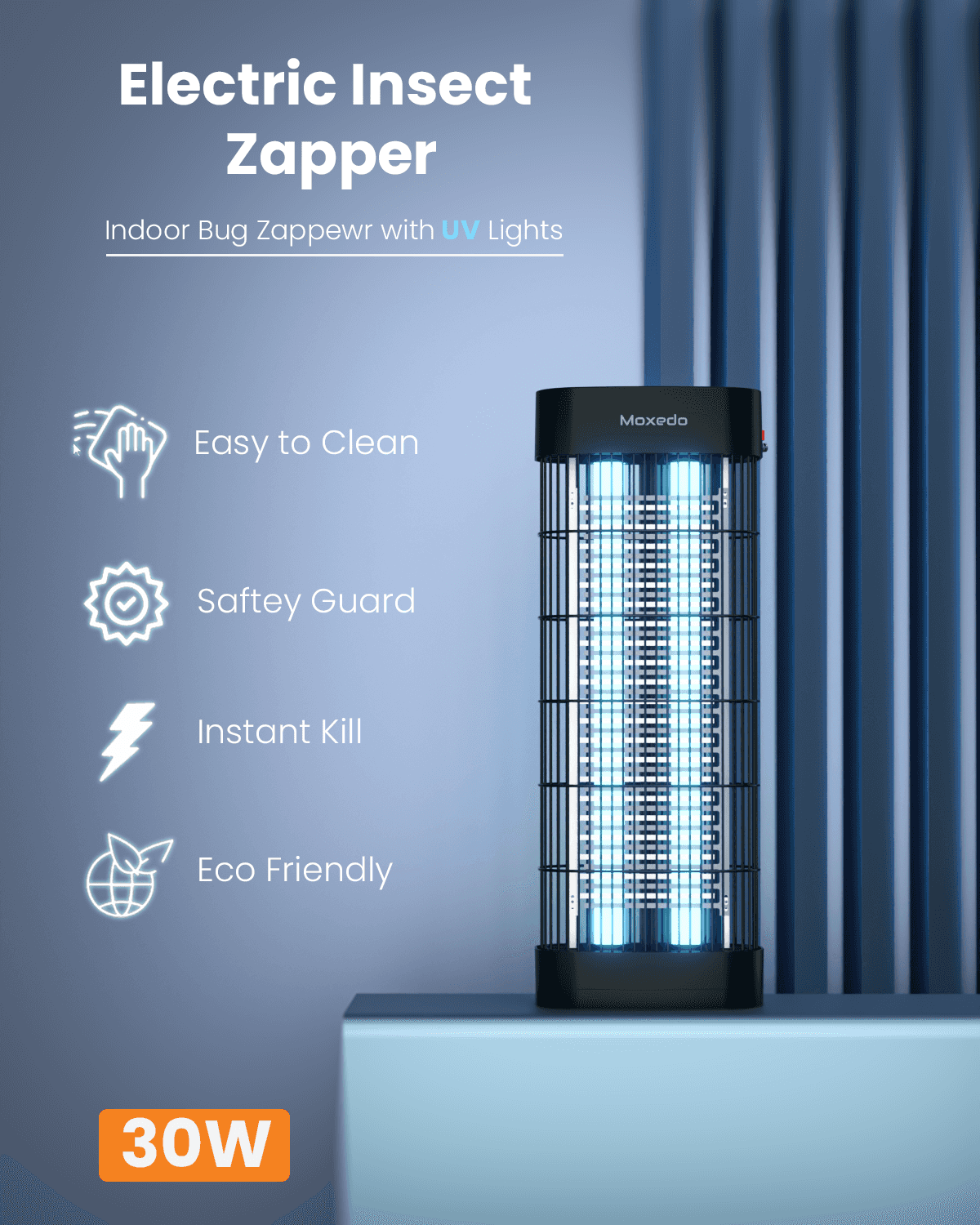 30W Electric Insects Zapper