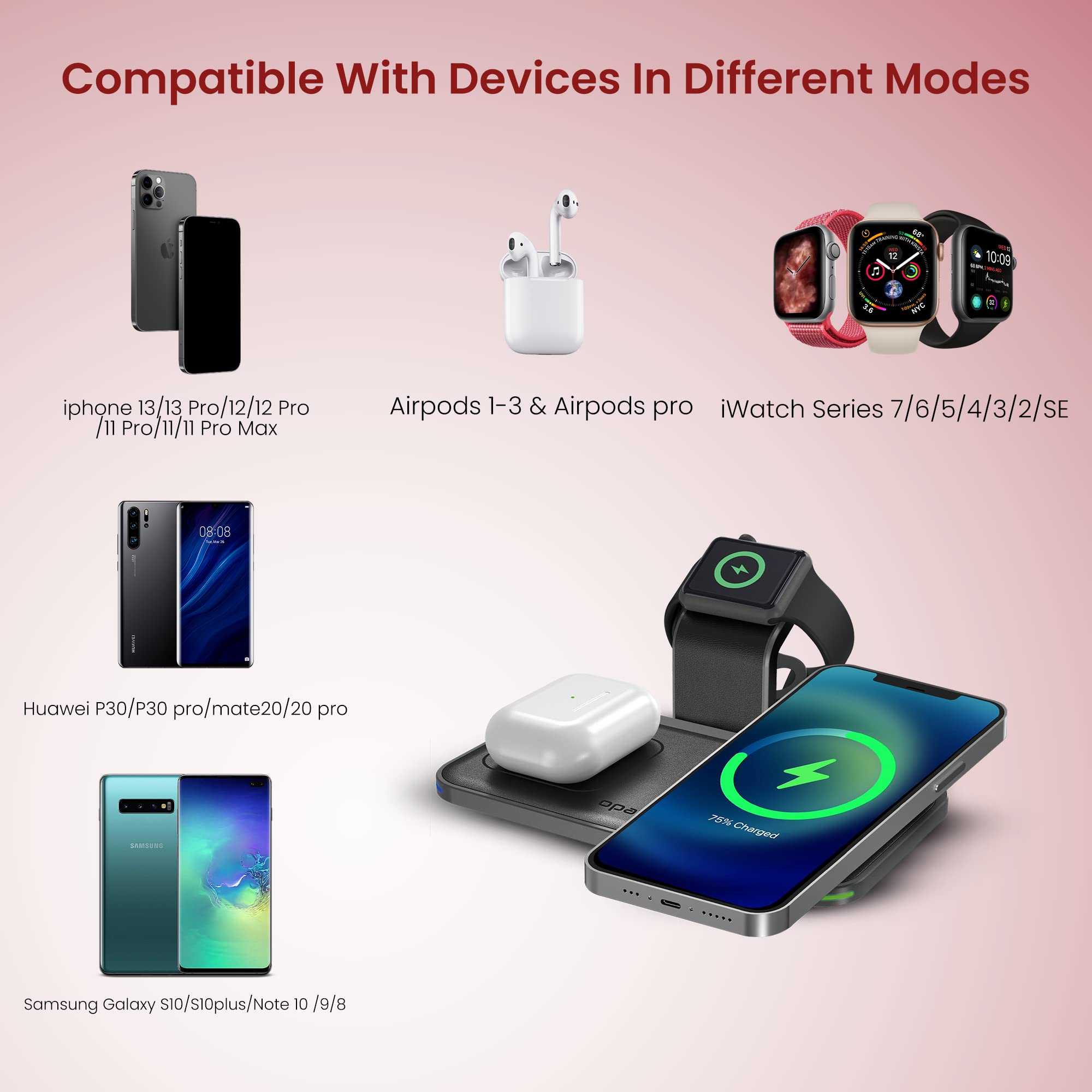 15W Wireless Charging Station