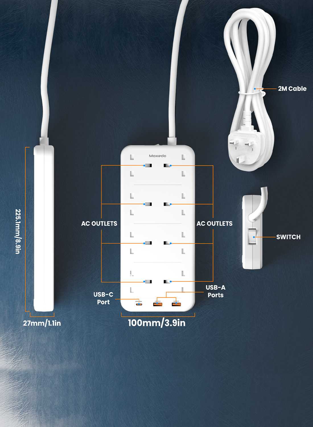 20W Power Strip