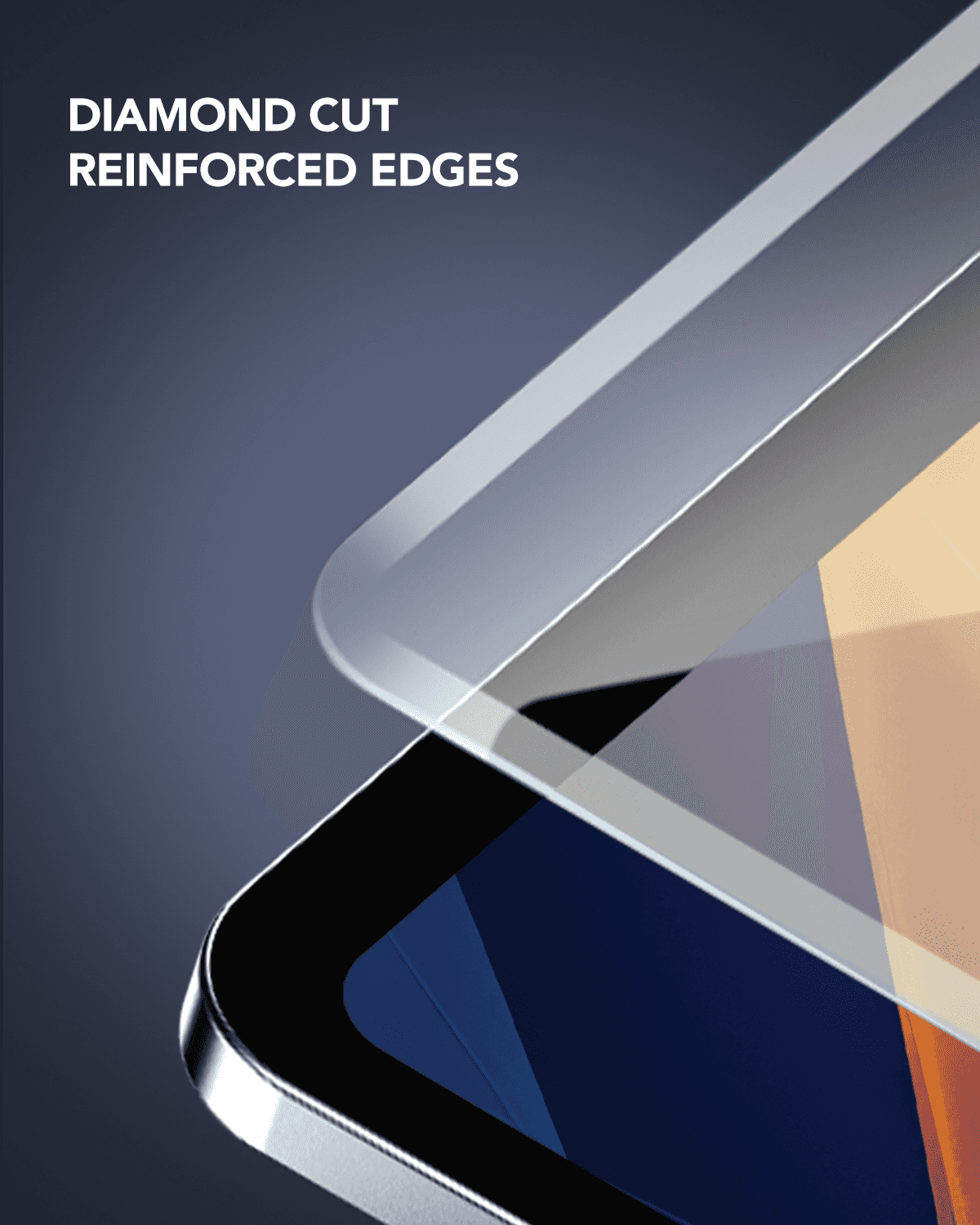 Diamond Cut Edge iPad Screen Protector