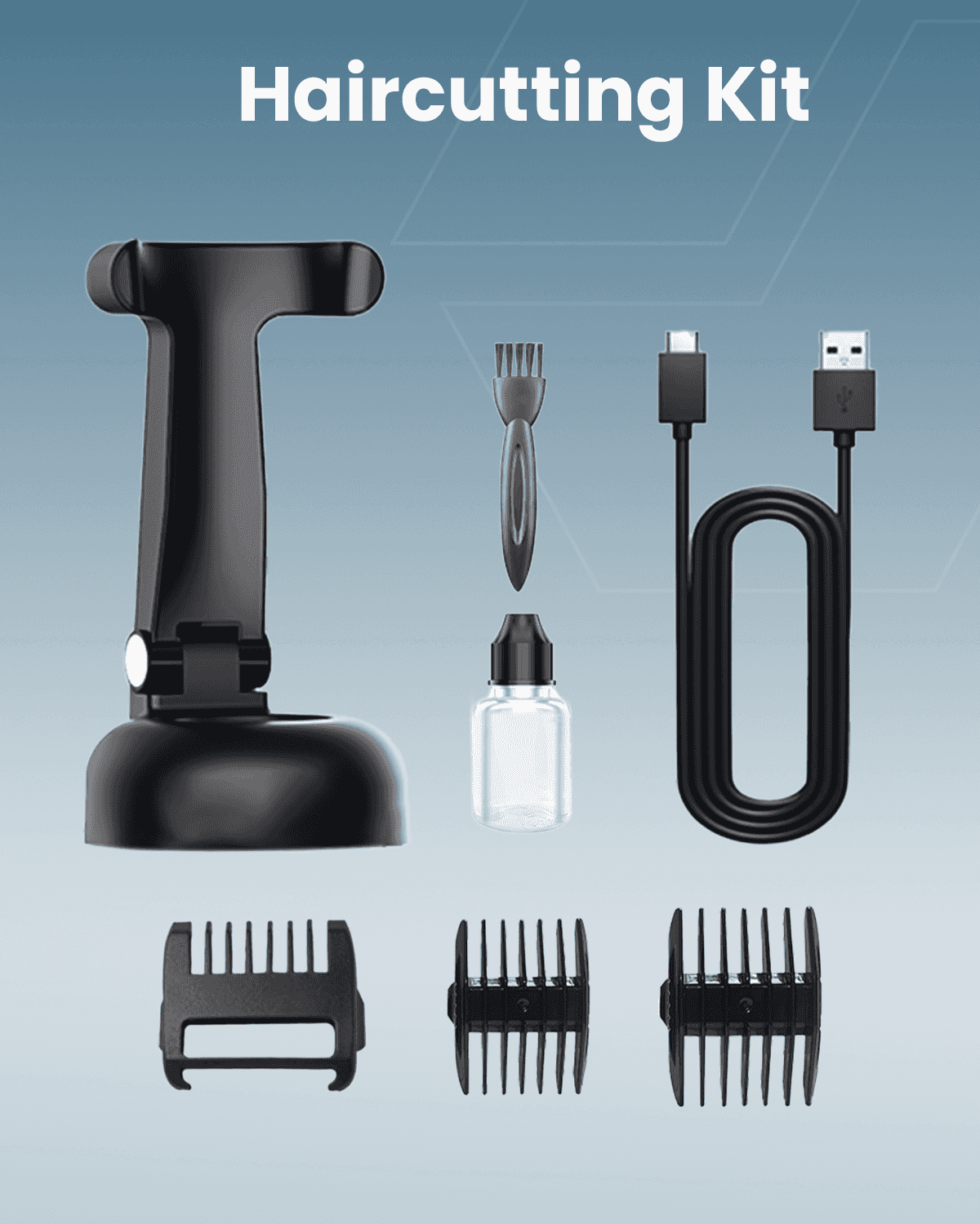 Cordless Hair Trimmer Rechargeable Body Hair Clippers
