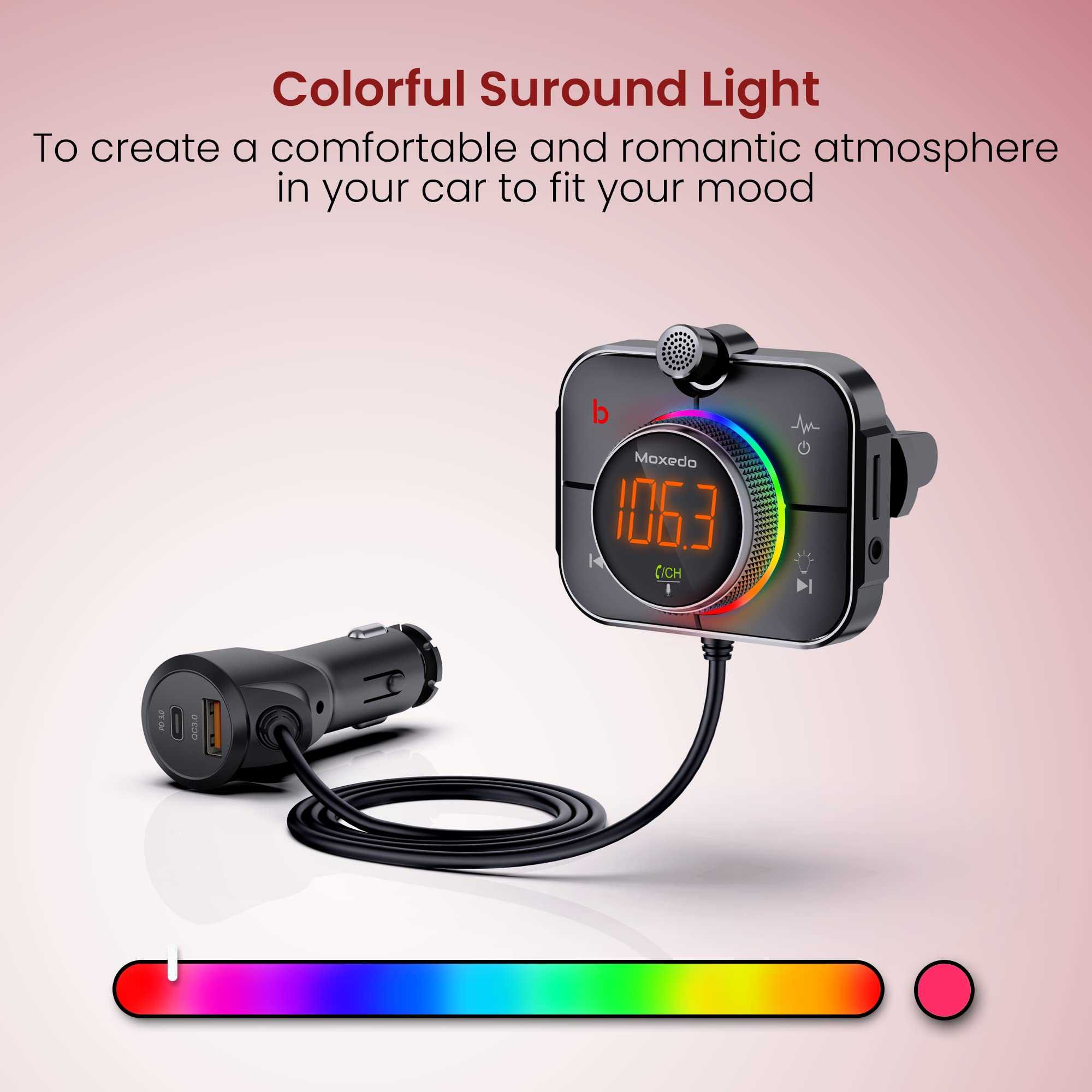Car FM Transmitter Wireless Bluetooth