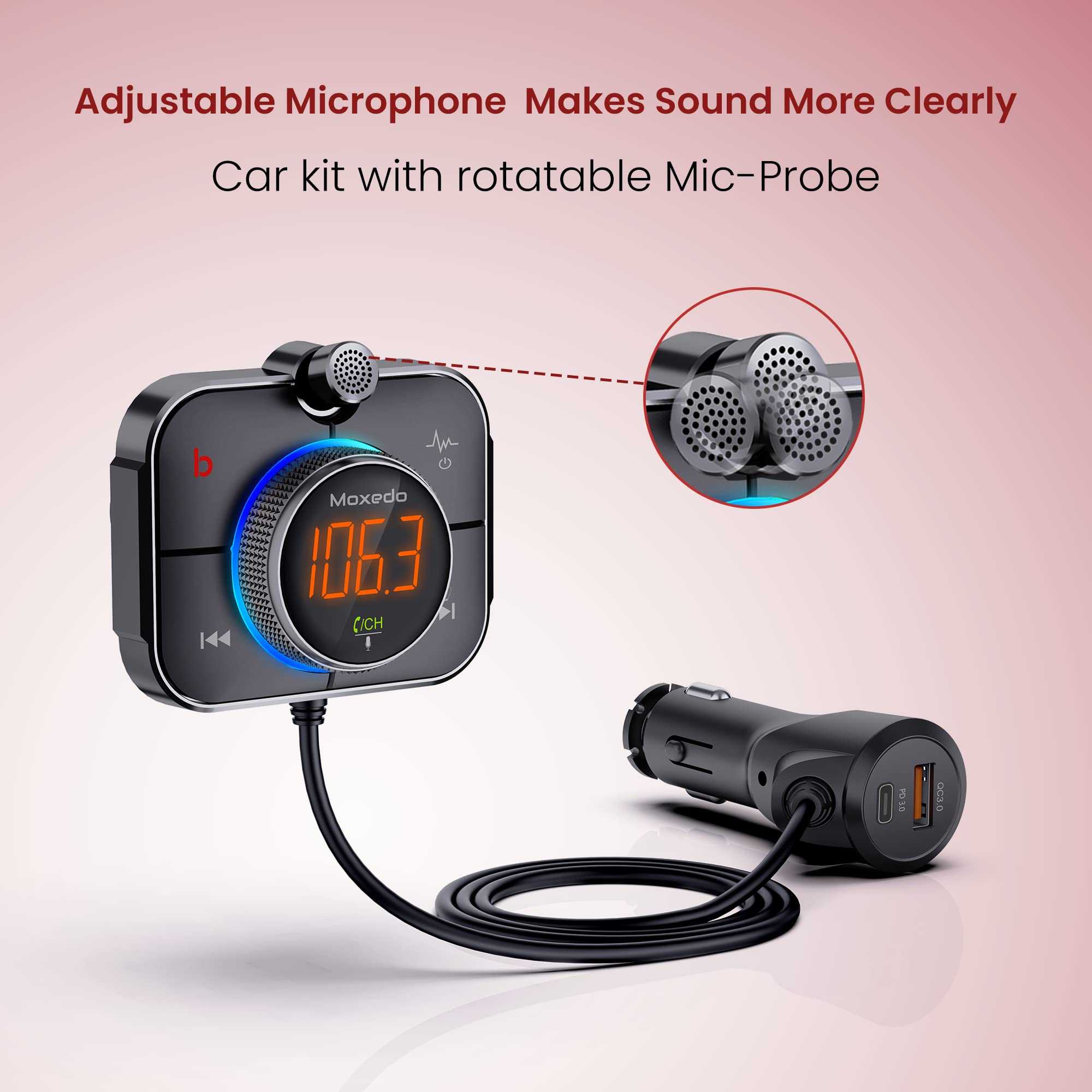 Car FM Transmitter Wireless Bluetooth