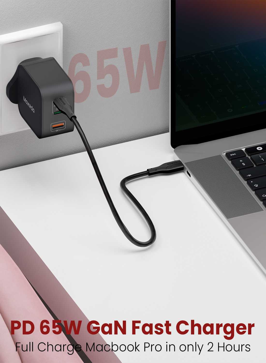 65W PD 3.0 GaN Charger