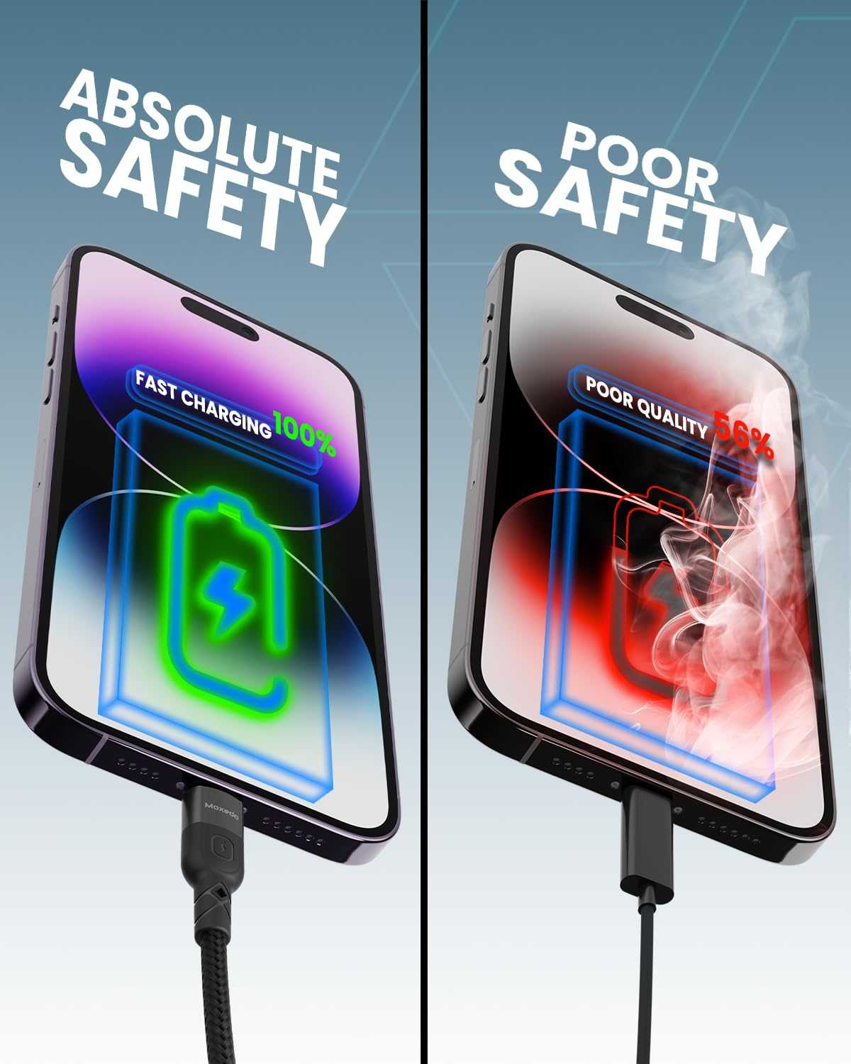 2 in 1 30W PD Interchangeable Cable