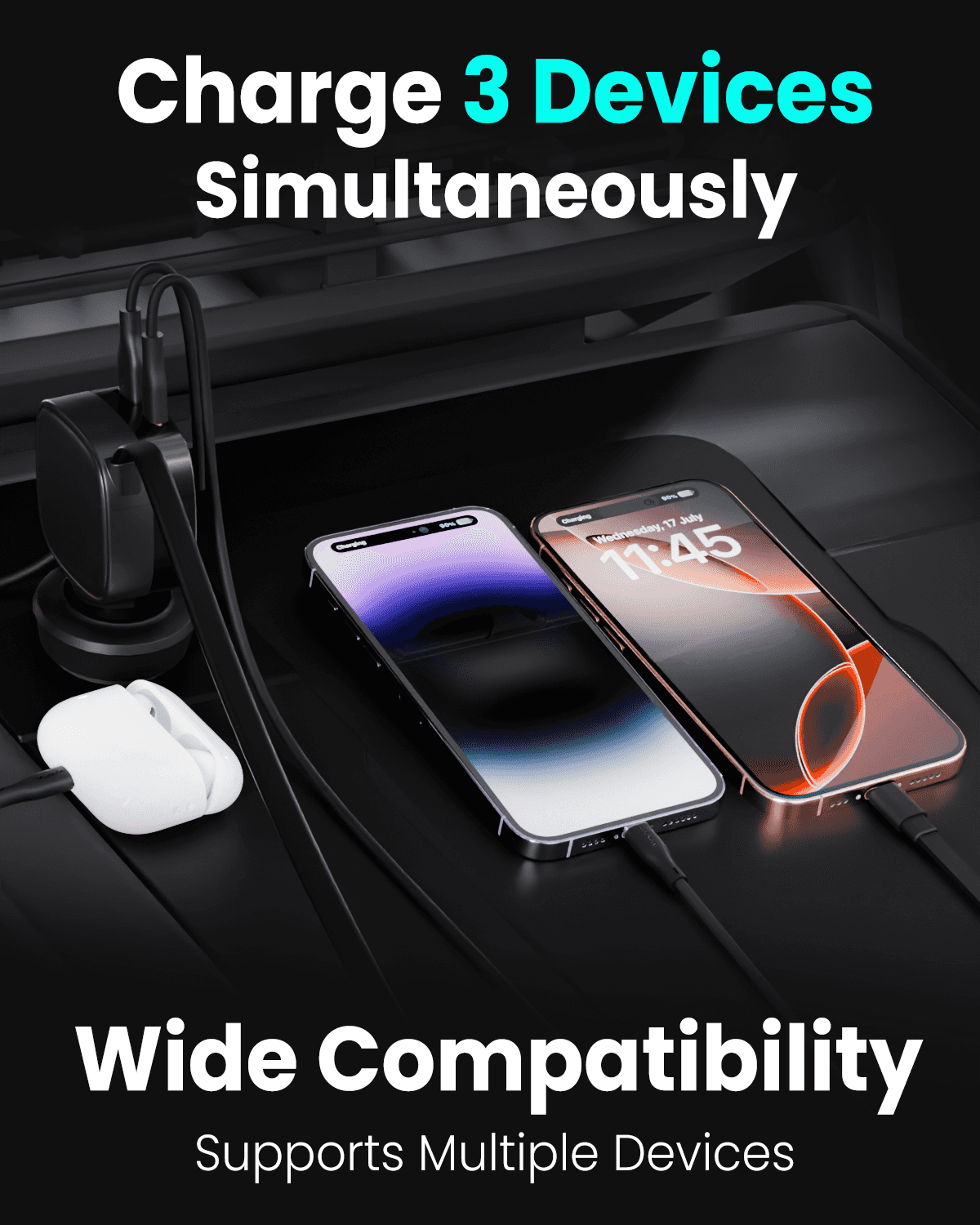 84W Ultra-Fast Car Charger