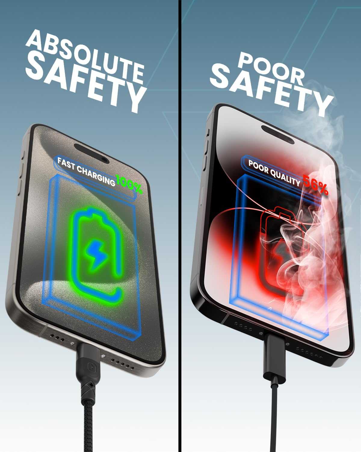2 in 1 60W PD Interchangeable Cable