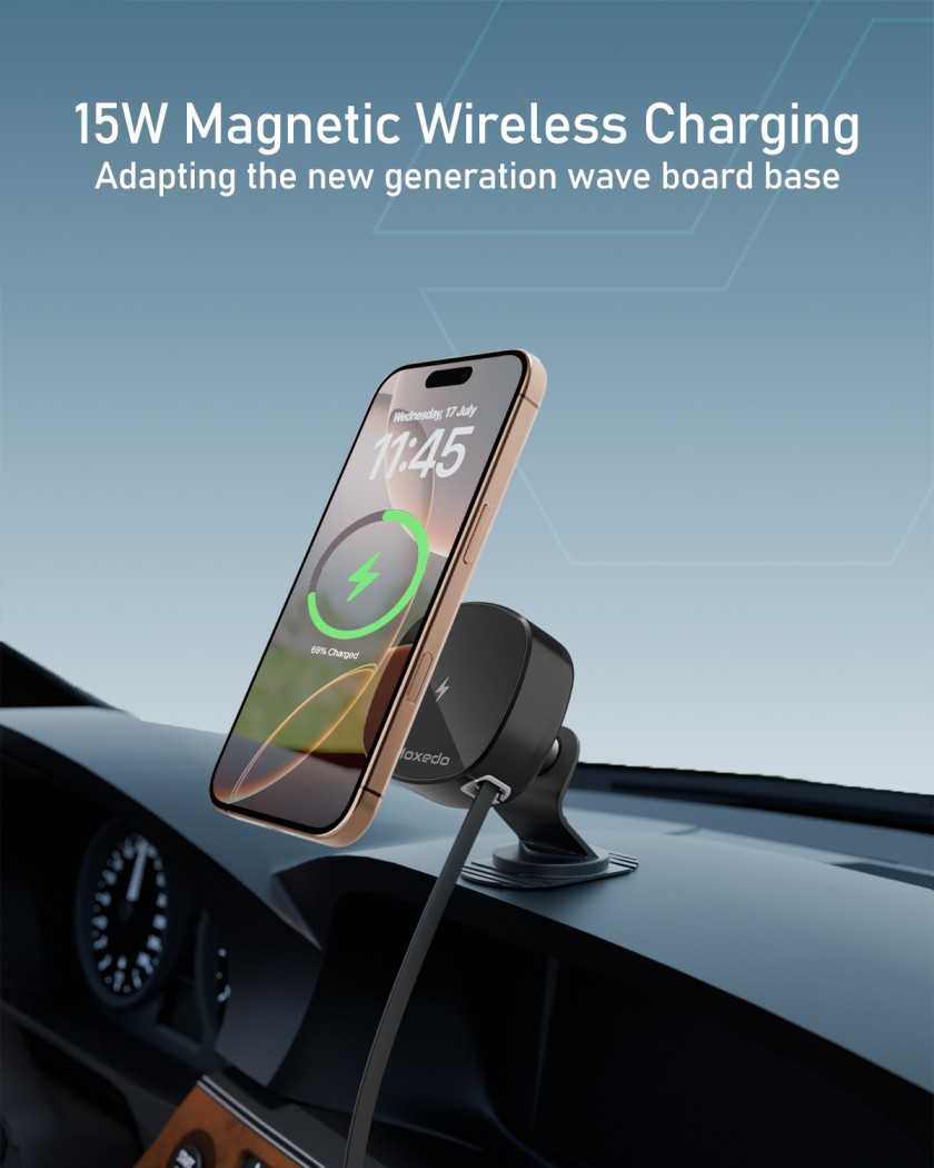 2 in 1 Wireless Charger Phone Holder 15W