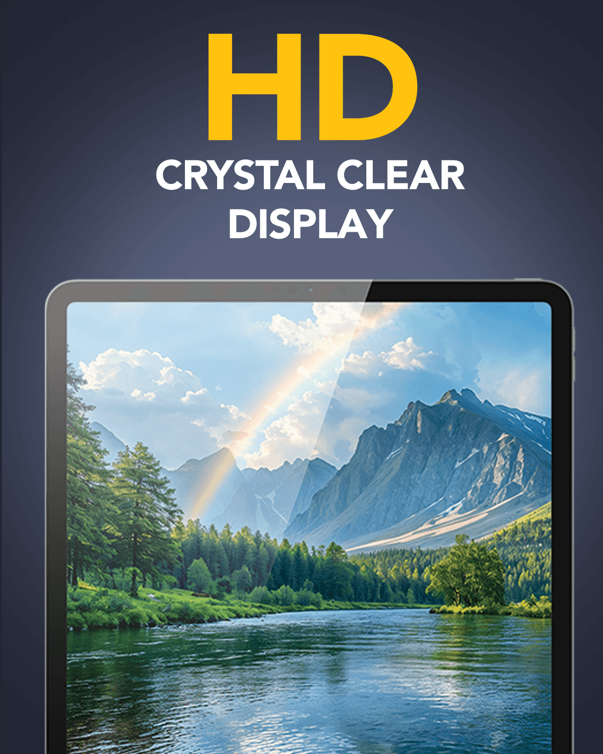 Diamond Cut Edge iPad Screen Protector