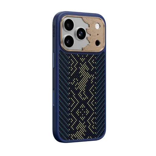 BENKS KNIGHT PRO PHONE CASE BUILT WITH KEVLAR® IP18 PRO MAX -17 PRO MAX BLUE