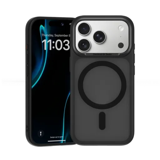 BENKS MIST MAGNETIC PHONE CASE IP18 PRO MAX -17 PRO MAX BLACK/C