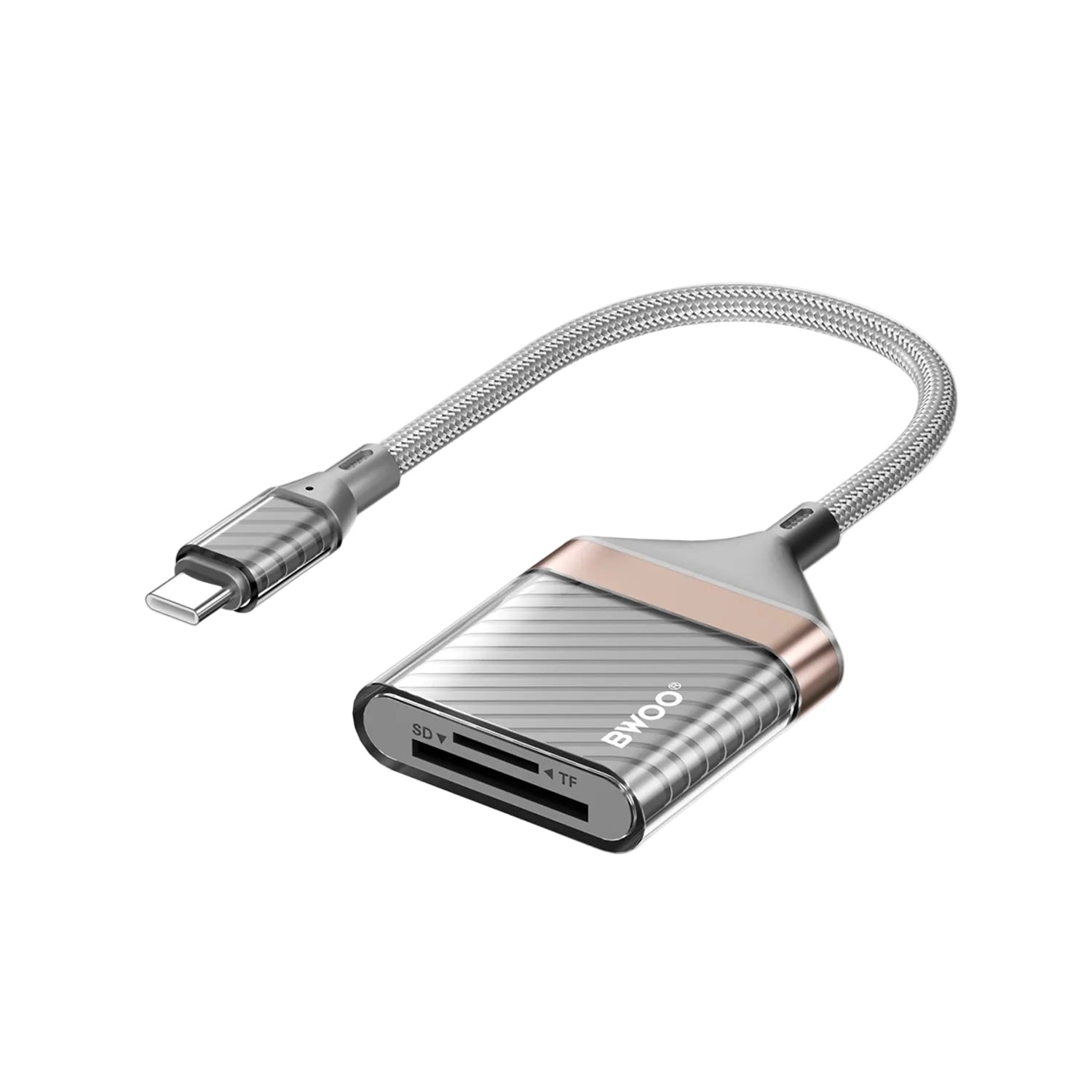 2-in-1 SD/TF Card Reader Lightning | Type-C