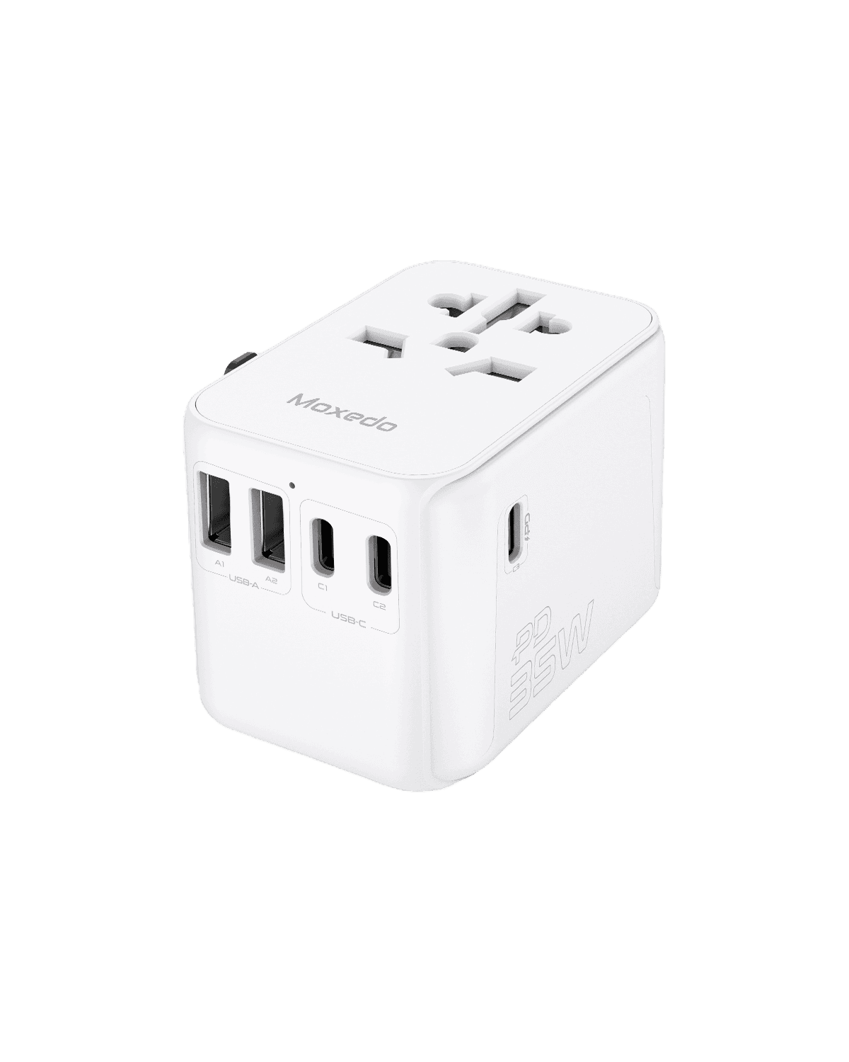 35W Universal-Plug GaN Travel Adapter